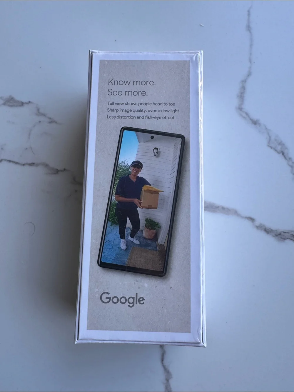 Google Nest Doorbell 2nd Generation Wired (GA02767-US) White/Snow NEW!